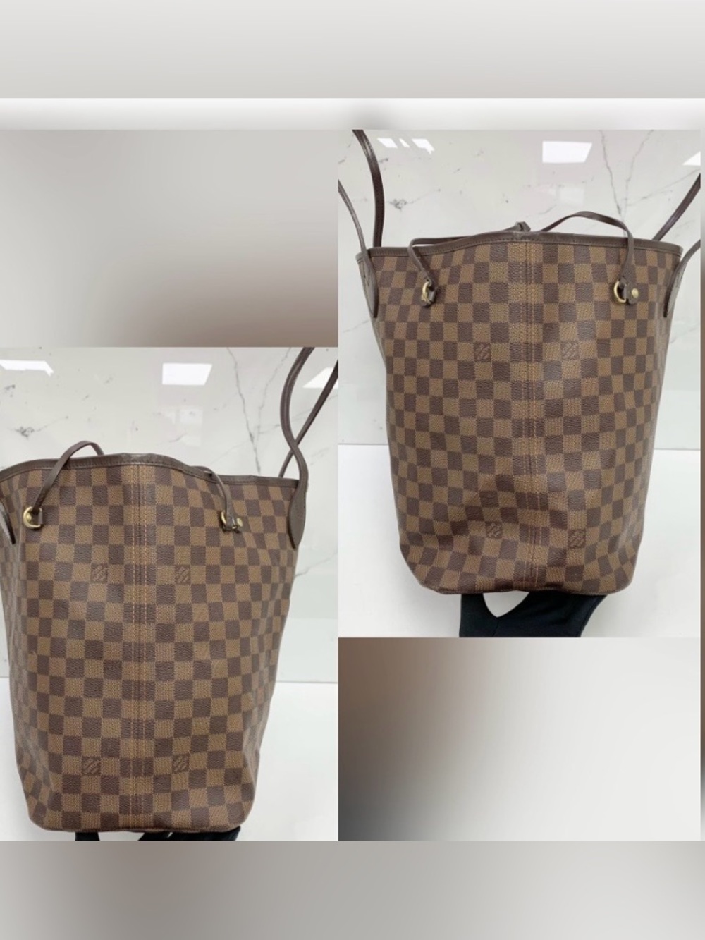 Louis vuitton Neverfull GM damier ebene - Picture 5 of 10
